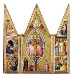 The Trinity and the Crucifixion with Scenes from the Life of Christ, c.1355